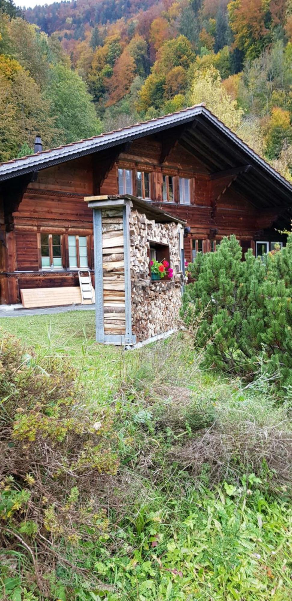 Gemuetliche Fewo Mit Sauna Inmitten Der Berge Meiringen Exteriér fotografie